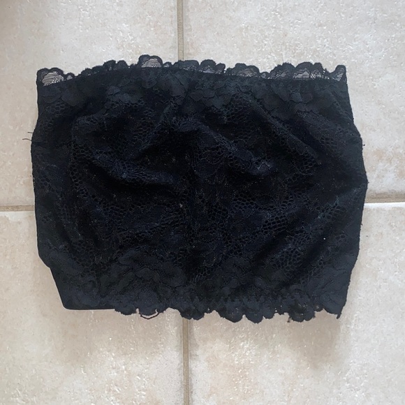 Dynamite Black Lace Bandeau Top XS - Picture 1 of 3